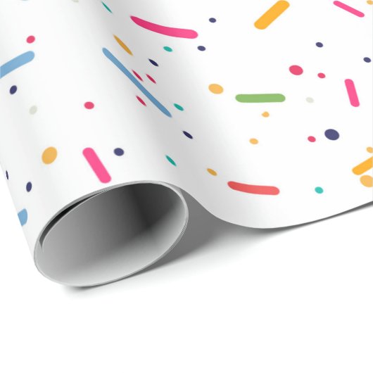 Rainbow Sprinkles Cadeaupapier (Rol Hoek)