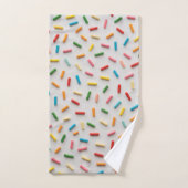 Rainbow Sprinkles Colorful Pattern Bad Handdoek (Handdoek)
