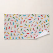 Rainbow Sprinkles Colorful Pattern Bad Handdoek (Handdoek)