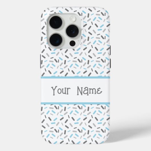 Rainbow Sprinkles Demiboy Pride Flag Case-Mate iPhone Case (Achterkant)