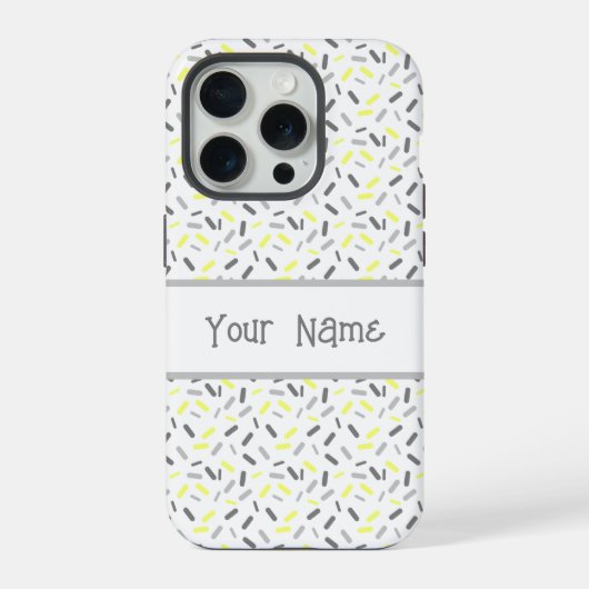 Rainbow Sprinkles Demigender Pride Flag iPhone Hoesje (Achterkant)