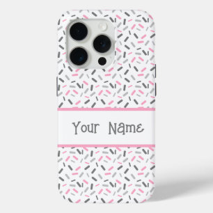Rainbow Sprinkles Demigirl Pride Flag iPhone 15 Pro Case