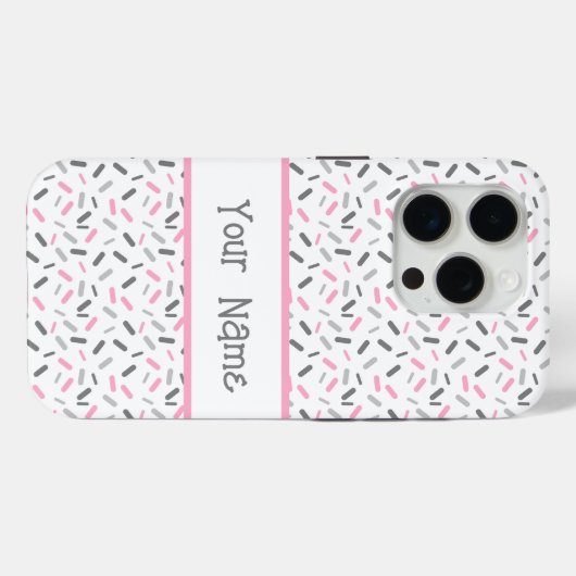 Rainbow Sprinkles Demigirl Pride Flag Case-Mate iPhone Case (Achterkant (horizontaal))