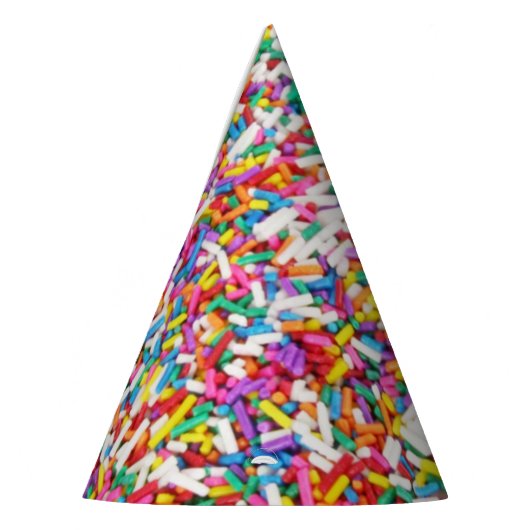 Rainbow Sprinkles Feesthoedjes (Links)