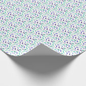 Rainbow Sprinkles Gay Mannen Pride Flag Cadeaupapier (Hoek)