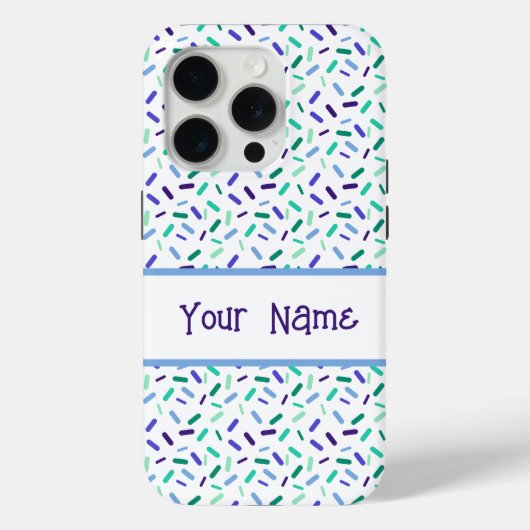 Rainbow Sprinkles Gay Mannen Pride Flag Case-Mate iPhone Case (Achterkant)