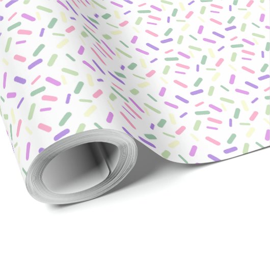 Rainbow Sprinkles Genderfae Pride Flag Cadeaupapier (Rol Hoek)