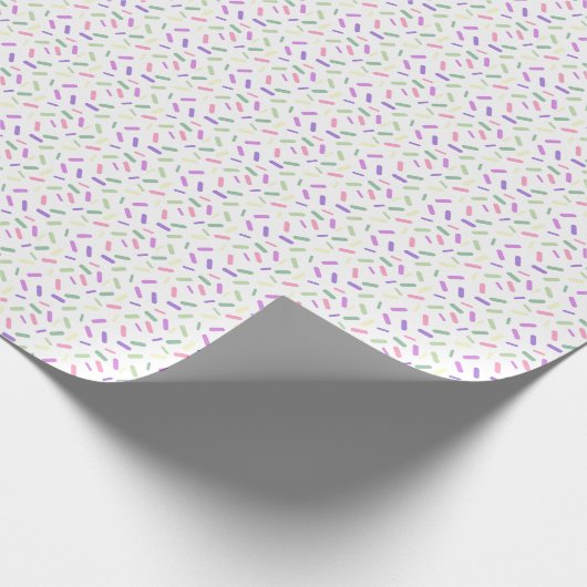 Rainbow Sprinkles Genderfae Pride Flag Cadeaupapier (Hoek)