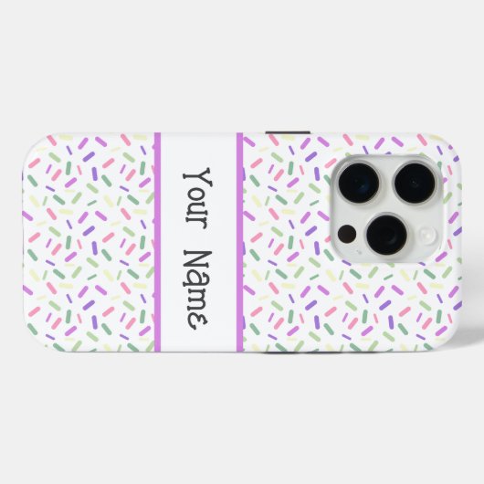 Rainbow Sprinkles Genderfae Pride Flag Case-Mate iPhone Case (Achterkant (horizontaal))
