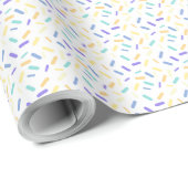 Rainbow Sprinkles Genderfaun Pride Flag Cadeaupapier (Rol Hoek)
