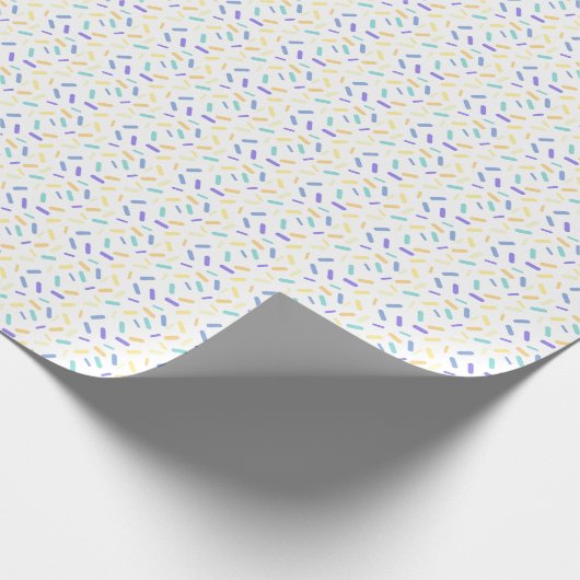 Rainbow Sprinkles Genderfaun Pride Flag Cadeaupapier (Hoek)