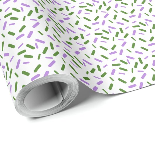 Rainbow Sprinkles Genderqueer Pride Flag Cadeaupapier (Rol Hoek)
