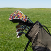Rainbow Sprinkles Golfheadcover (Insitu)