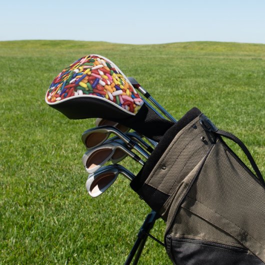 Rainbow Sprinkles Golfheadcover (Insitu)
