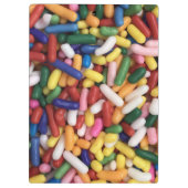 Rainbow Sprinkles Klembord (Achterkant)