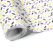 Rainbow Sprinkles Nonbinary Pride Flag Cadeaupapier (Rol Hoek)