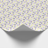 Rainbow Sprinkles Nonbinary Pride Flag Cadeaupapier (Hoek)