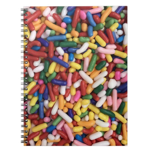 Rainbow Sprinkles Notitieboek (Voorkant)