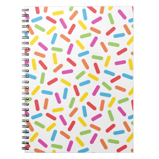 Rainbow Sprinkles Notitieboek (Voorkant)