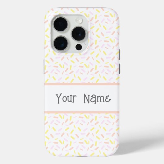 Rainbow Sprinkles Pangender Pride Flag Case-Mate iPhone Case (Achterkant)