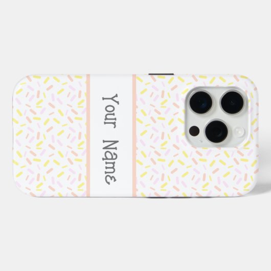 Rainbow Sprinkles Pangender Pride Flag Case-Mate iPhone Case (Achterkant (horizontaal))