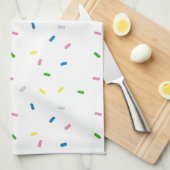 Rainbow Sprinkles Patroon Keuken Handdoek (Quarter Fold)