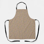 Rainbow Sprinkles patroont over Apron Schort (Voorkant)