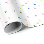 Rainbow Sprinkles Pattern Cadeaupapier (Rol Hoek)