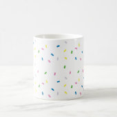Rainbow Sprinkles Pattern Coffee Mok (Center)