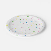 Rainbow Sprinkles Pattern Party Paper Bord (Gekanteld)