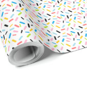 Rainbow Sprinkles Queer Pride Flag Cadeaupapier (Rol Hoek)