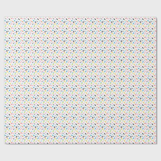 Rainbow Sprinkles Queer Pride Flag Cadeaupapier (Vlak)