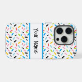 Rainbow Sprinkles Queer Pride Flag iPhone Hoesje (Achterkant horizontaal)
