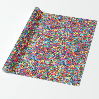 Rainbow Sprinkles Rainbow Jimmies Cadeaupapier