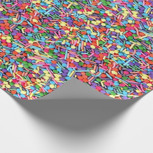 Rainbow Sprinkles Rainbow Jimmies Cadeaupapier (Hoek)