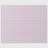 Rainbow Sprinkles Rood Wit Blauw Amerikaanse Vlag Cadeaupapier (Vlak)