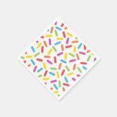 Rainbow Sprinkles Servetten (Hoek)