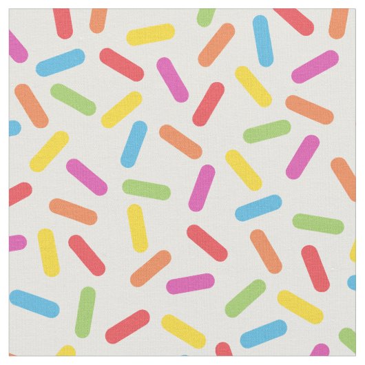 Rainbow Sprinkles Stof (Close Up)