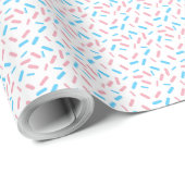 Rainbow Sprinkles Transgender Pride Vlag Cadeaupapier (Rol Hoek)