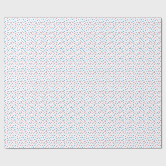 Rainbow Sprinkles Transgender Pride Vlag Cadeaupapier (Vlak)