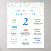 Rainbow Sprinkles tweede verjaardag poster (Voorkant)