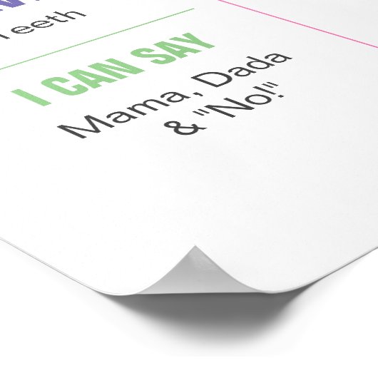 Rainbow Sprinkles tweede verjaardag poster (Hoek)