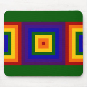 Rainbow Squares Muismat