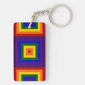 Rainbow Squares sleutelhanger (achterkant)