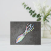 Rainbow Squid Briefkaart (Staand voorkant)