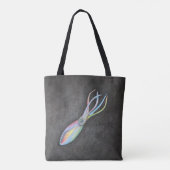Rainbow Squid Canvas tas (Achterkant)