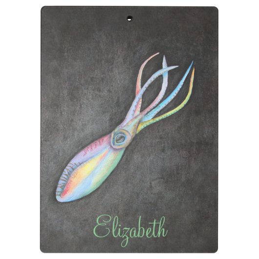 Rainbow Squid Cliboard Klembord (Achterkant)