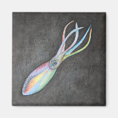 Rainbow Squid Magnet (Voorkant)