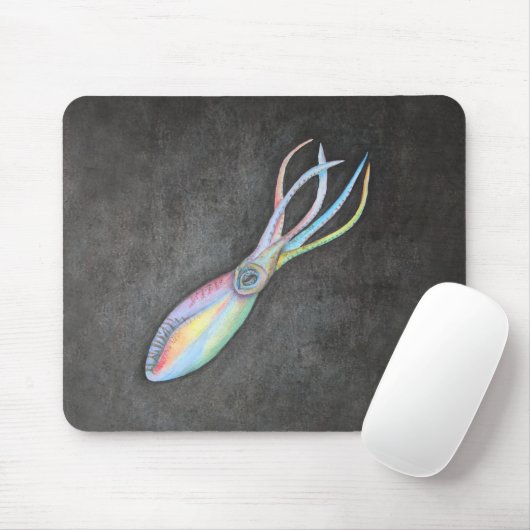 Rainbow Squid Mousepad Muismat (Met muis)