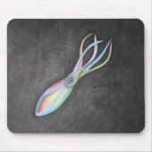 Rainbow Squid Mousepad Muismat (Voorkant)